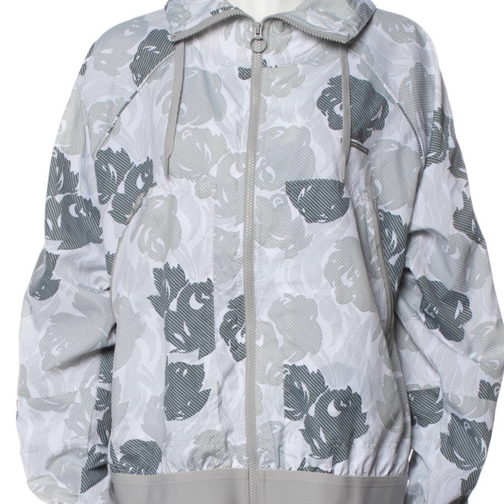 Adidas by Stella McCartney Gray Floral Jacket